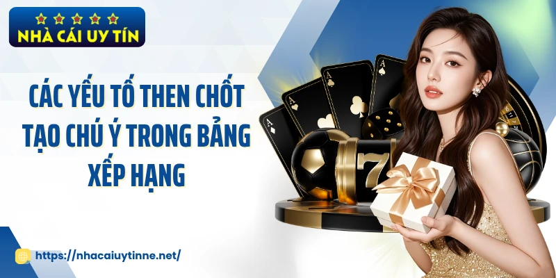 Các yếu tố then chốt tạo chú ý trong bảng xếp hạng